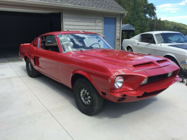 1968 Red Ford Mustang Fastback