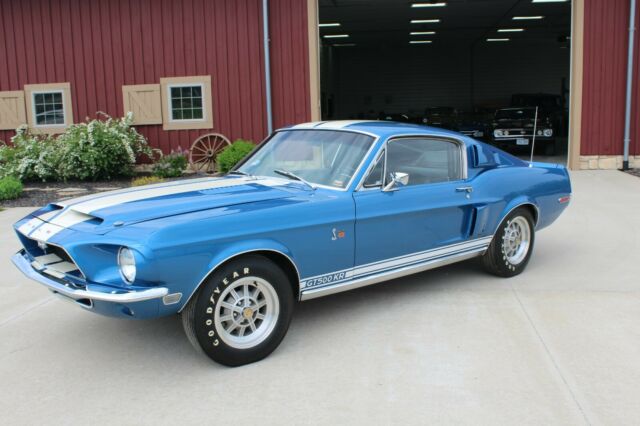1968 Blue Ford Mustang Fastback