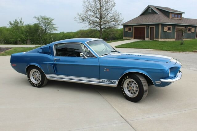 1968 Blue Ford Mustang Fastback