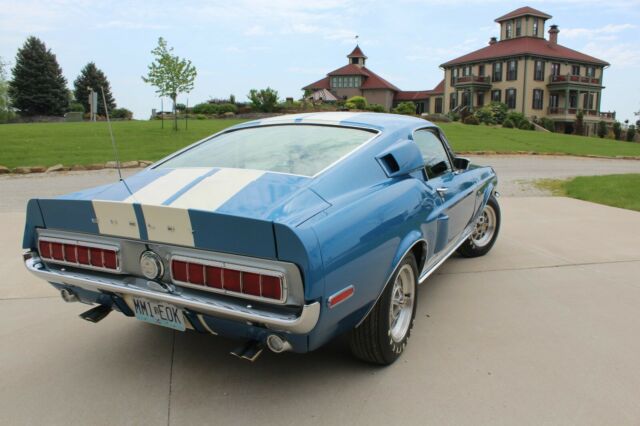 1968 Blue Ford Mustang Fastback