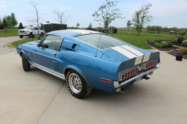 1968 Blue Ford Mustang Fastback