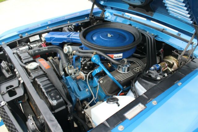 1968 Blue Ford Mustang Fastback