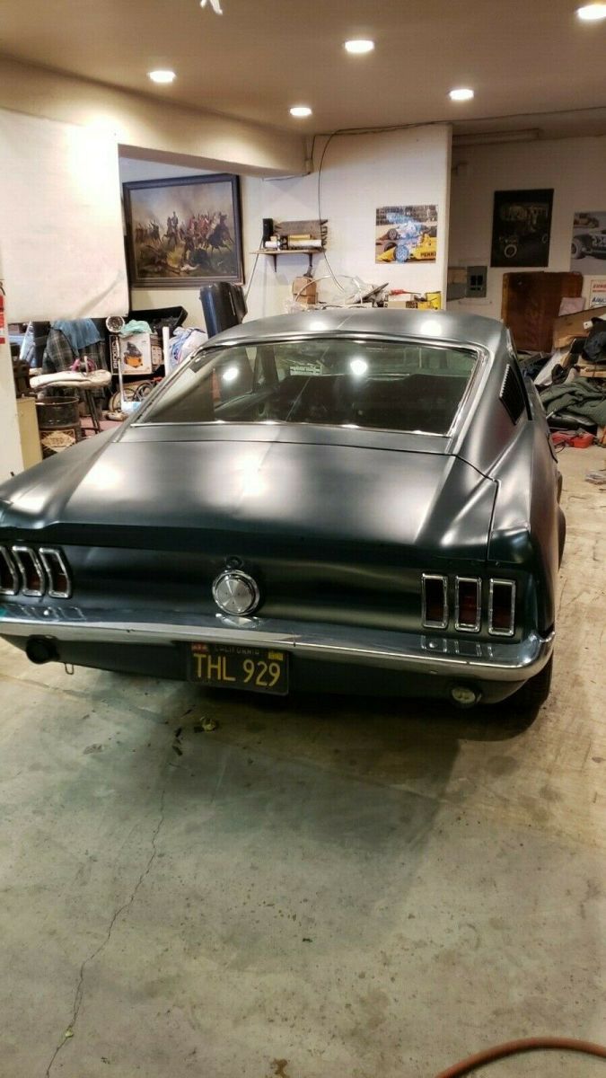 1968 Green Ford Mustang Coupe