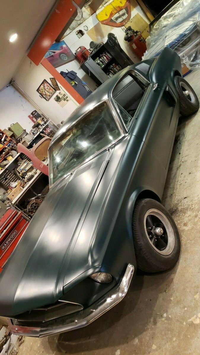 1968 Green Ford Mustang Coupe