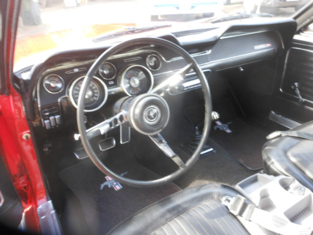 1968 Red Ford Mustang Coupe