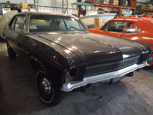 1968 Black Chevrolet Nova