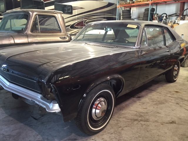 1968 Black Chevrolet Nova