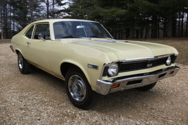 1968 Yellow Chevrolet Nova Coupe