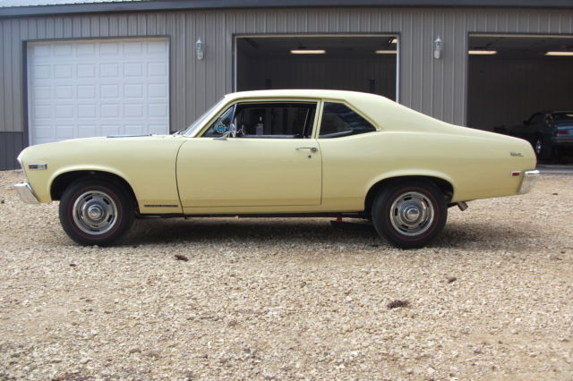 1968 Yellow Chevrolet Nova Coupe