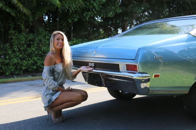 1968 Blue Met Chevrolet Nova Coupe