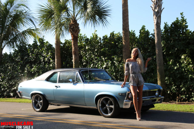 1968 Blue Met Chevrolet Nova Coupe