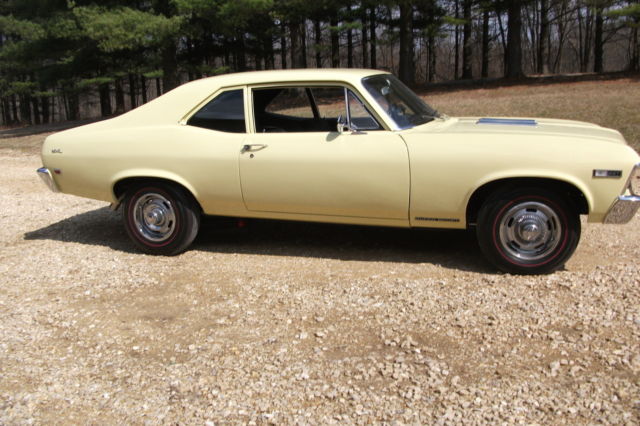 1968 Yellow Chevrolet Nova Coupe