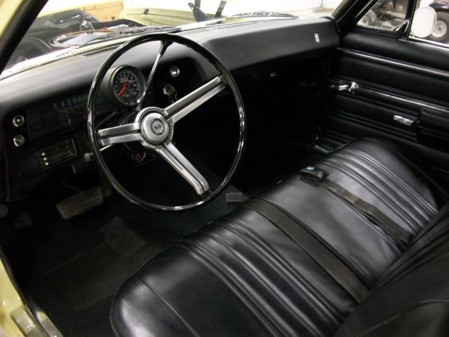 1968 Yellow Chevrolet Nova Coupe