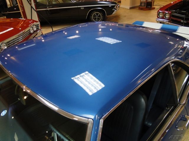 1968 Blue Chevrolet Camaro