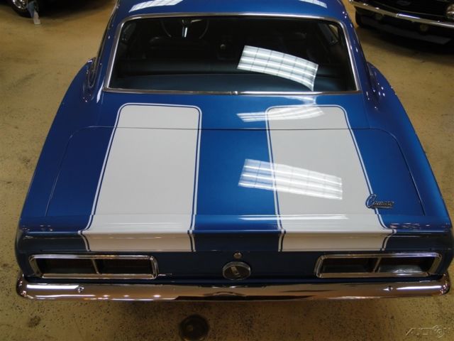 1968 Blue Chevrolet Camaro