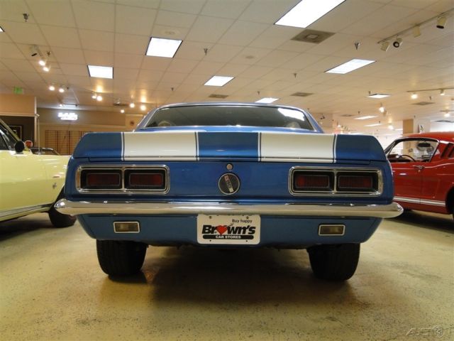 1968 Blue Chevrolet Camaro