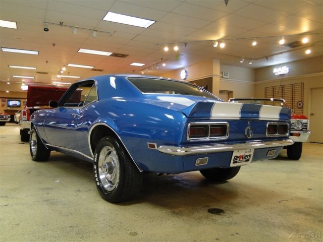 1968 Blue Chevrolet Camaro