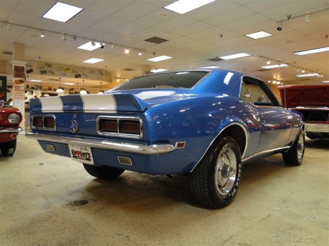 1968 Blue Chevrolet Camaro