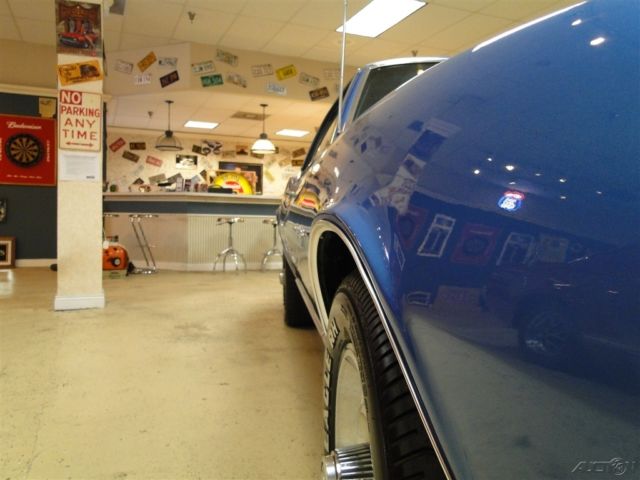 1968 Blue Chevrolet Camaro