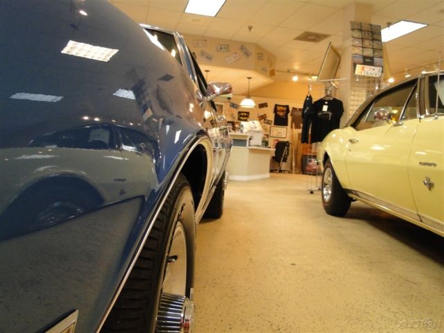 1968 Blue Chevrolet Camaro