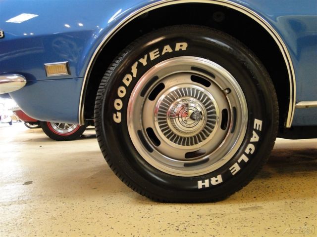 1968 Blue Chevrolet Camaro