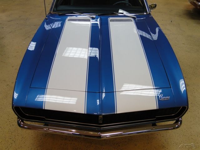 1968 Blue Chevrolet Camaro