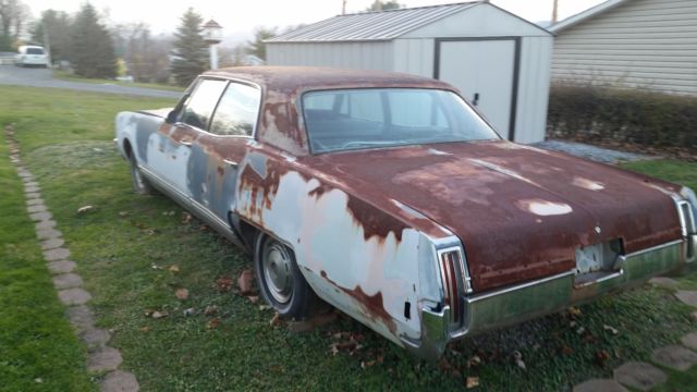 1968 Burgundy Oldsmobile Ninety-Eight Coupe