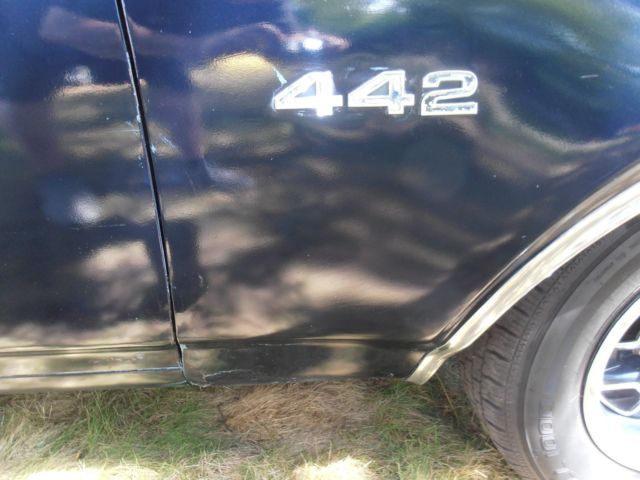 1968 Black Oldsmobile 442 Convertible