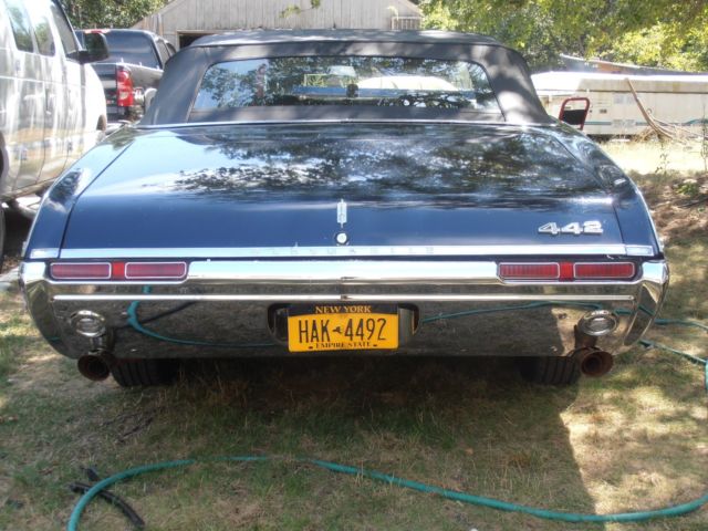 1968 Black Oldsmobile 442 Convertible