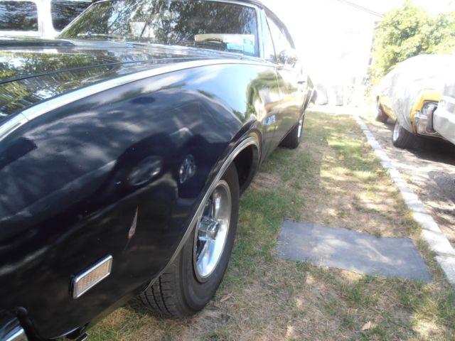 1968 Black Oldsmobile 442 Convertible