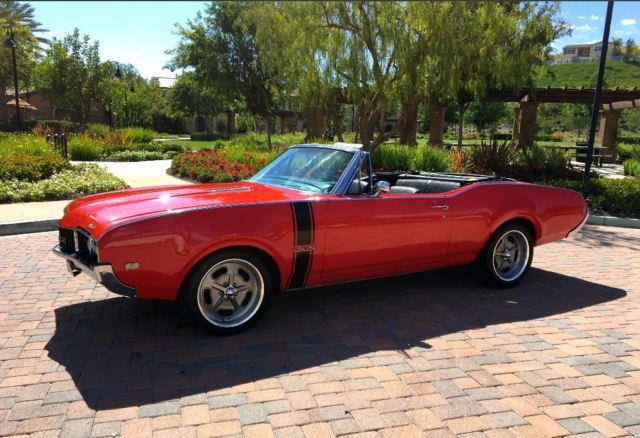 1968 Red Oldsmobile 442 Clone Convertible