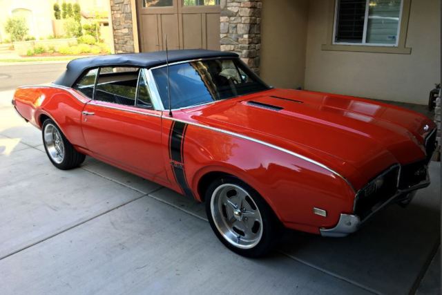 1968 Red Oldsmobile 442 Clone Convertible
