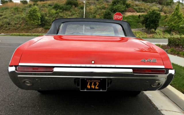 1968 Red Oldsmobile 442 Clone Convertible