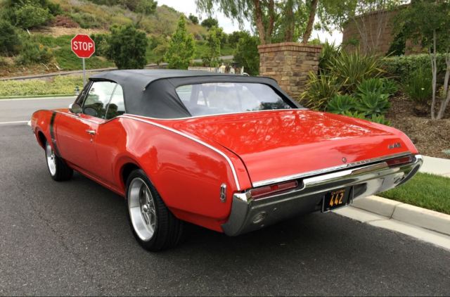 1968 Red Oldsmobile 442 Clone Convertible