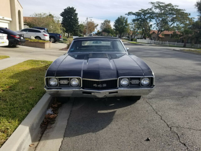 1968 Black Oldsmobile 442 Convertible