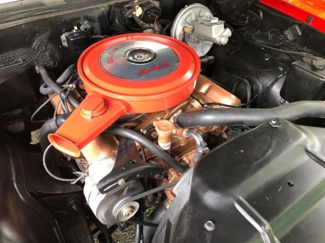 1968 Red Oldsmobile 442 Convertible