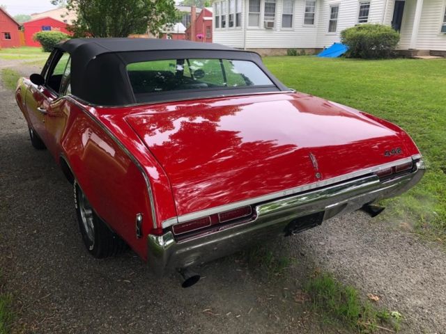 1968 Red Oldsmobile 442 Convertible
