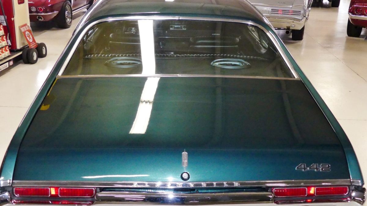 1968 Green Oldsmobile 448 2 DR Hard Top