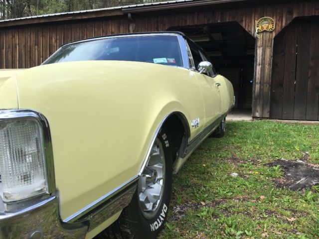 1968 Yellow Oldsmobile Ninety-Eight Convertible