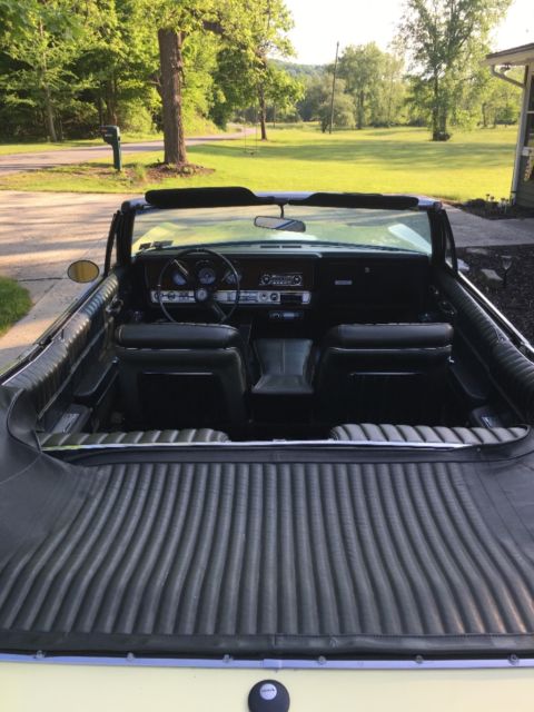 1968 Yellow Oldsmobile Ninety-Eight Convertible