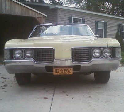 1968 Yellow Oldsmobile Ninety-Eight Convertible
