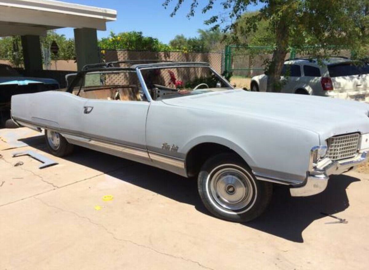 1968 Gray Oldsmobile Ninety-Eight Convertible