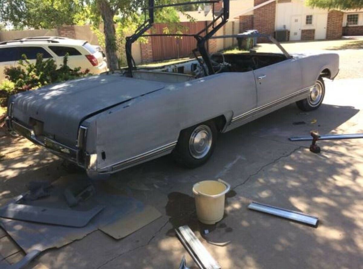 1968 Gray Oldsmobile Ninety-Eight Convertible