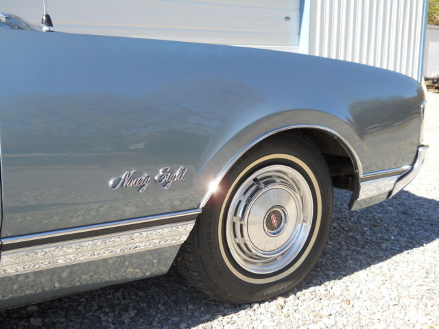 1968 Blue Oldsmobile Ninety-Eight Coupe