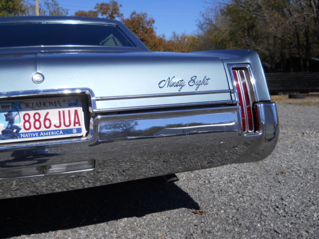 1968 Blue Oldsmobile Ninety-Eight Coupe