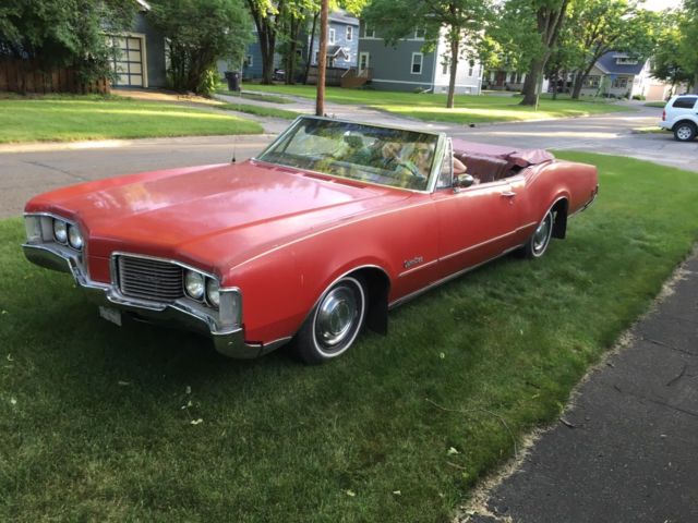 1968 Red Oldsmobile Eighty-Eight Convertible