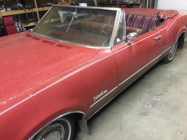 1968 Red Oldsmobile Eighty-Eight Convertible