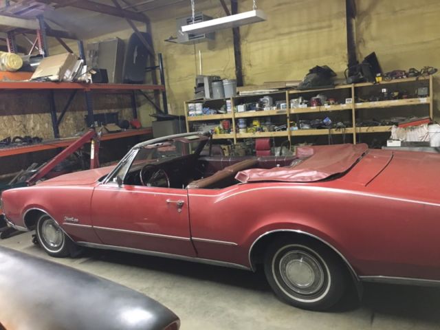 1968 Red Oldsmobile Eighty-Eight Convertible