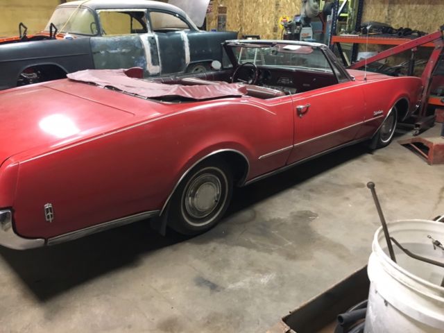 1968 Red Oldsmobile Eighty-Eight Convertible