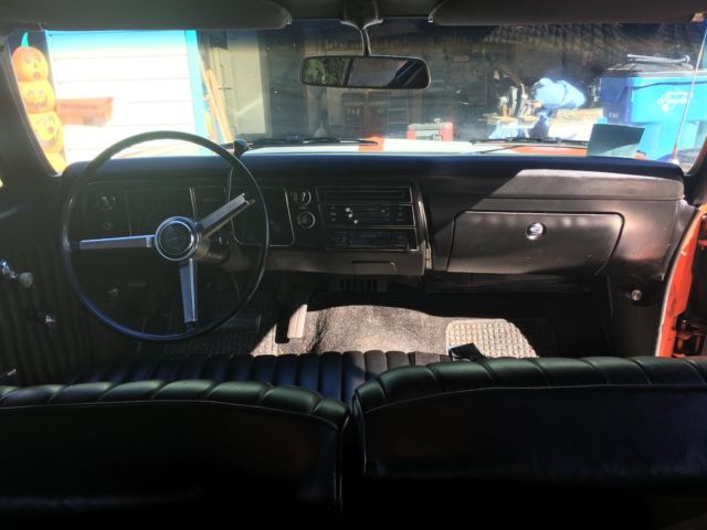 1968 Orange Chevrolet Chevelle 2 door